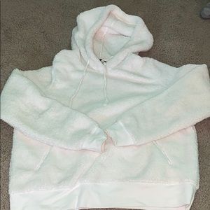 banana republic sherpa hoodie